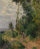 Côte des Grouettes near Pontoise art print by Camille Pissarro