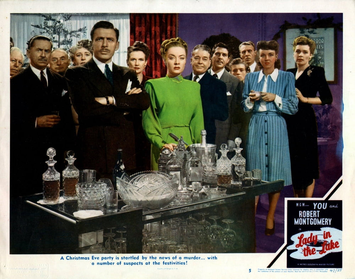 Lady In The Lake Movie Masterprint Poster 14x11