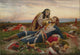 Kosovo Maiden fine art print by Uroš Predić, vibrant colors and intricate details.