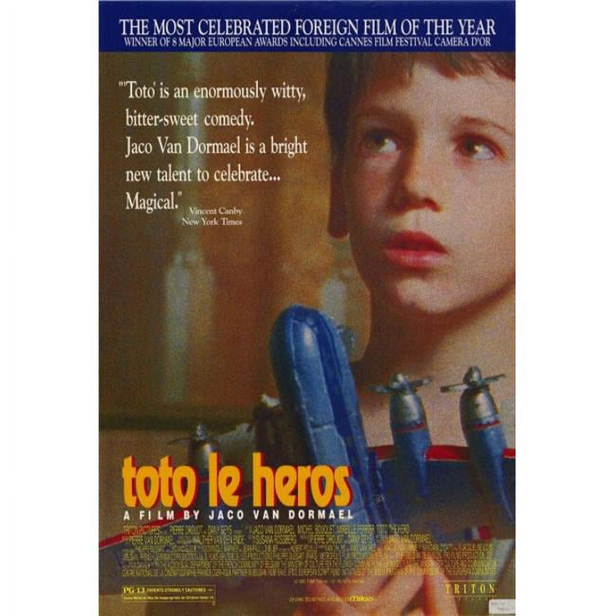 Toto le Héros Movie Poster 11x17 print showcasing classic cinema artwork.