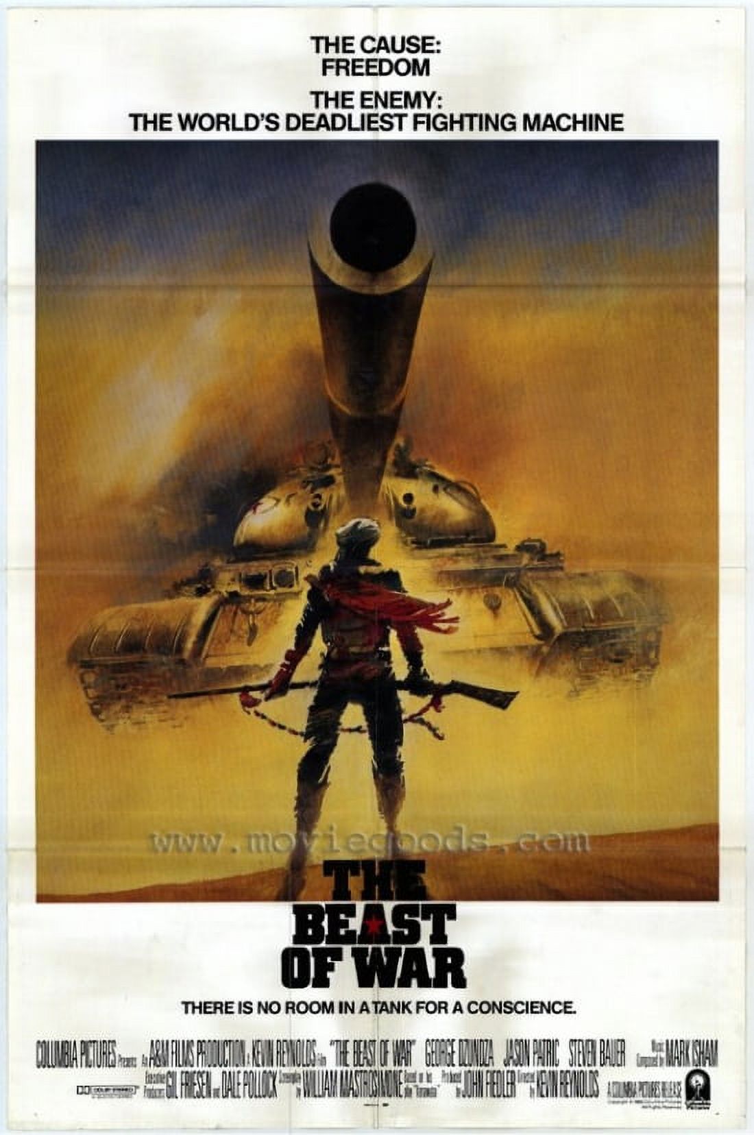 Beast of War Movie Poster Print 27x40 - Dramatic cinematic artwork.