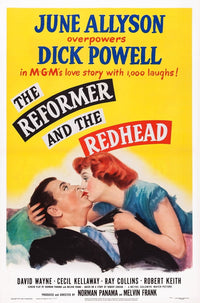 The Reformer and The Redhead 1950 movie masterprint poster featuring Dick Powell and June Allyson.