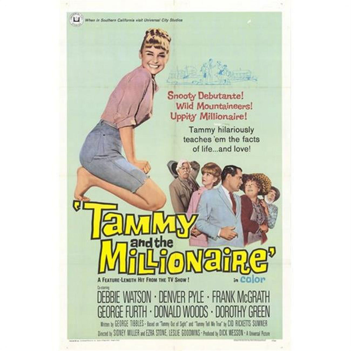 Tammy and the Millionaire movie poster 11x17 print