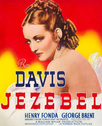 Jezebel movie poster print featuring Bette Davis from 1938.