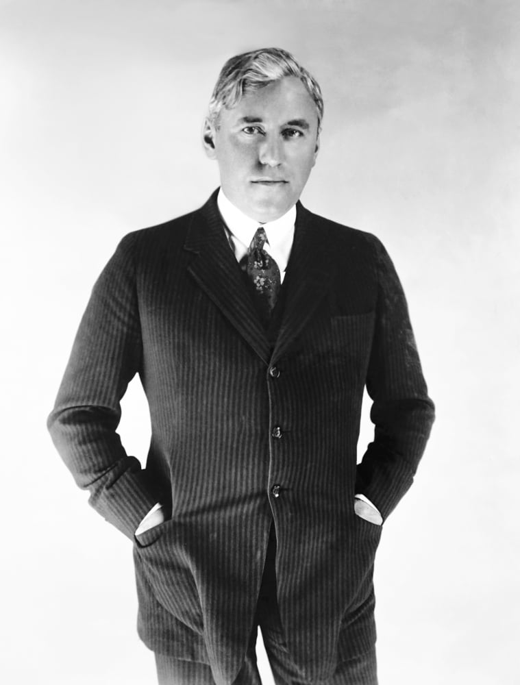 Mack Sennett Portrait Poster Print available in multiple sizes.