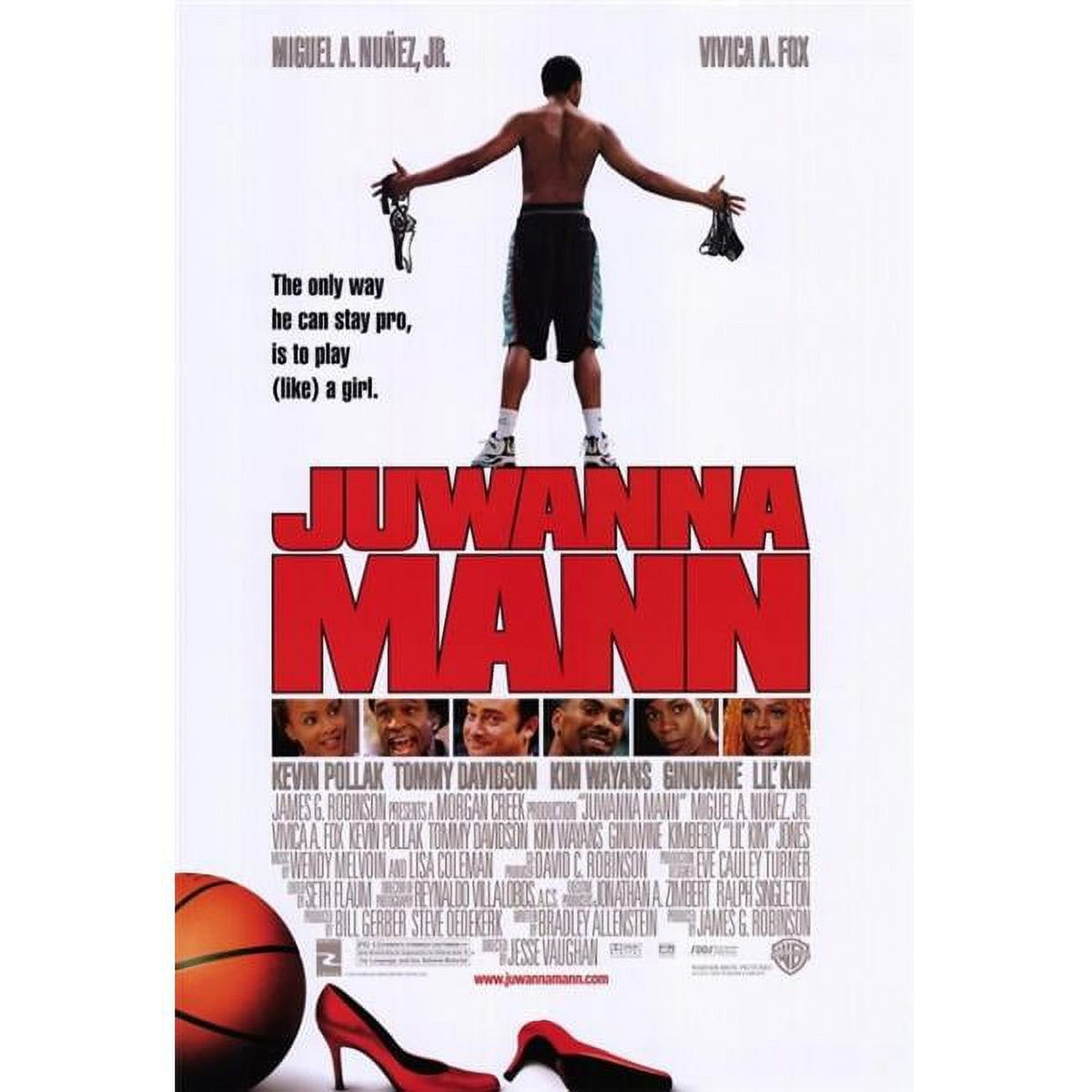 Juwanna Mann Movie Poster Print 27x40 - vibrant comedy art