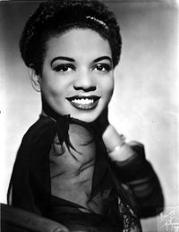 Hazel Scott elegant sheer blouse photo print
