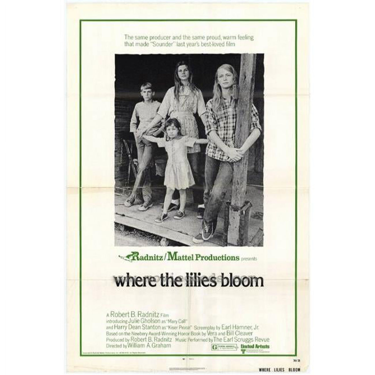 Where the Lilies Bloom movie poster print in 27x40 size.