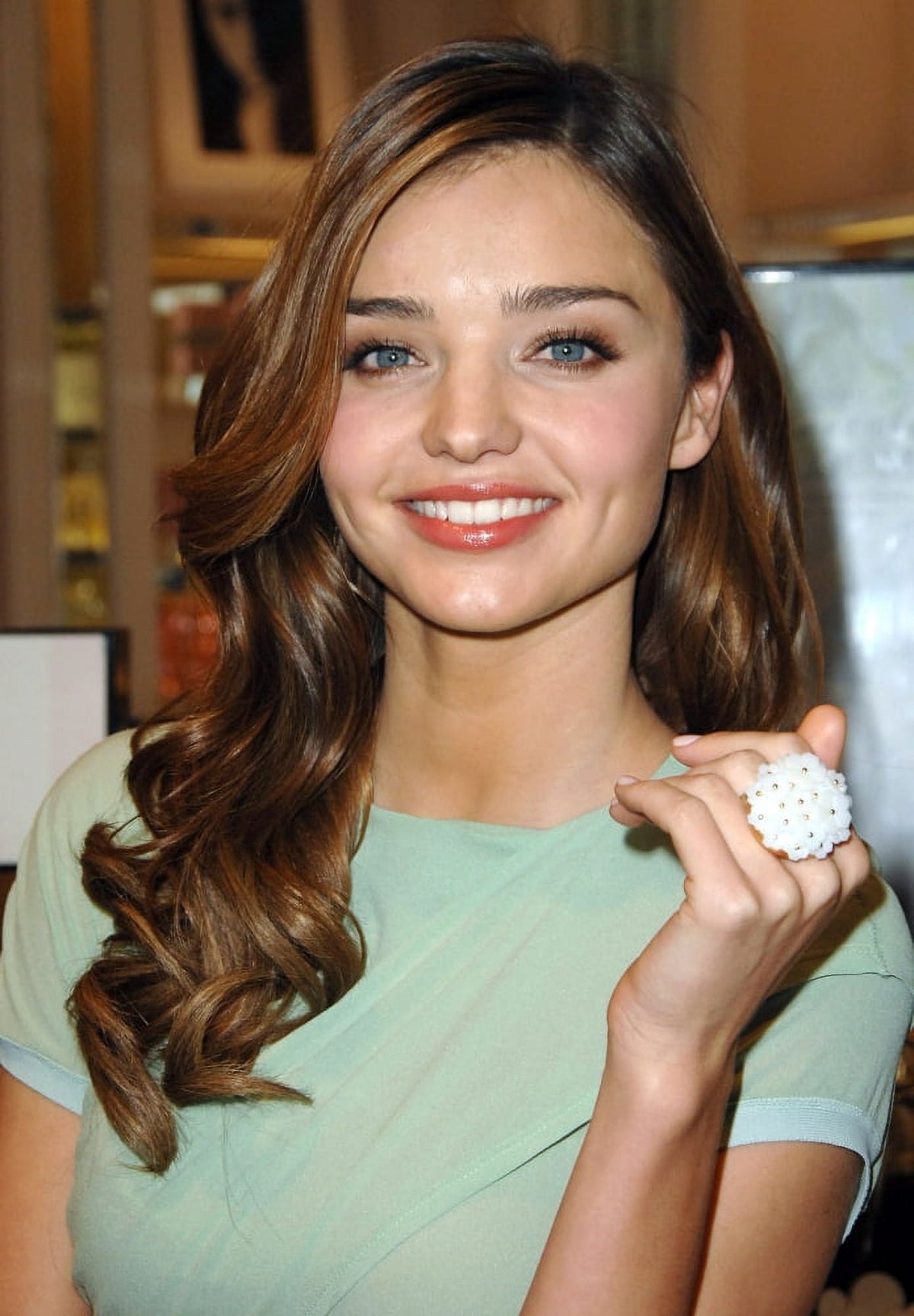Miranda Kerr at Victoria's Secret Vegan Body Care Launch Poster Print