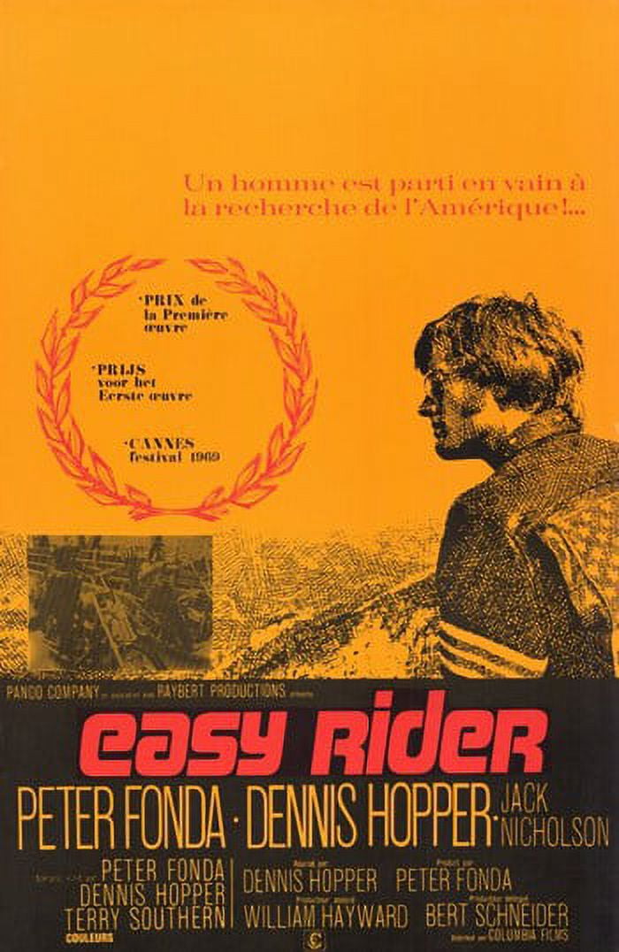 Easy Rider movie poster 11x17 print showcasing iconic film art