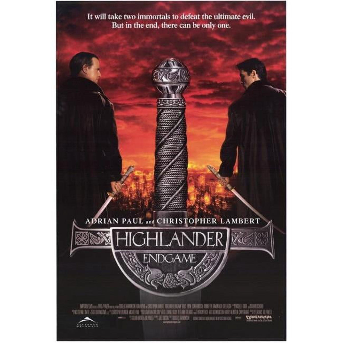 Highlander: Endgame Movie Poster Print - 27x40 inches