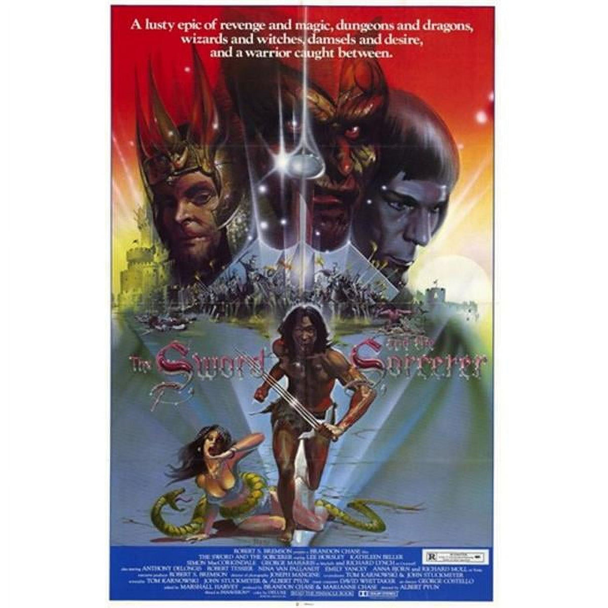 The Sword and the Sorcerer movie poster 11 x 17 size.