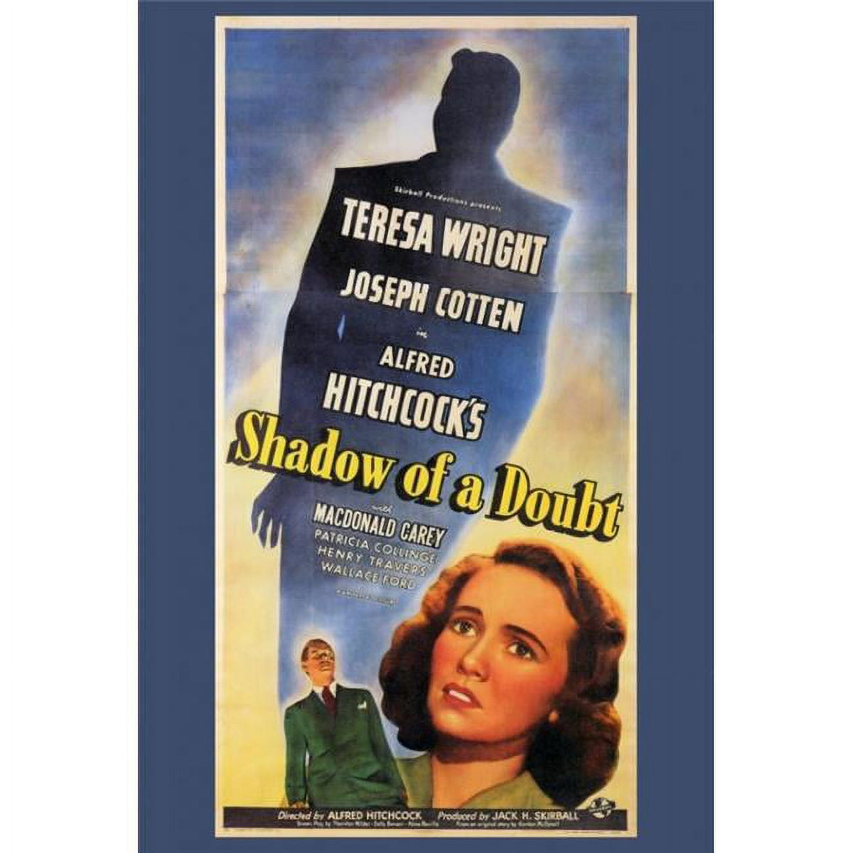 Shadow of a Doubt Movie Poster Print 27x40