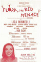 Flora the Red Menace Broadway movie poster 11x17 size