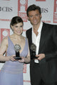Idina Menzel and Hugh Jackman at the Tony Awards June 6 2004 photo print