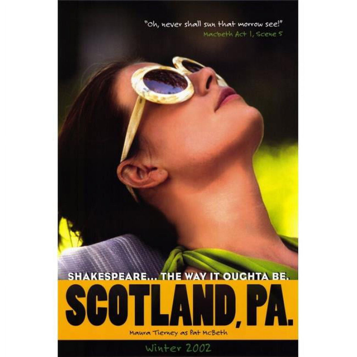 Scotland, PA Movie Poster Print - 27x40 art print showcasing film visuals.