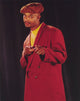 Damon Wayans portrait photo print in red coat