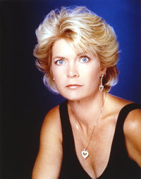 Meredith Baxter portrait photo print in black tank top