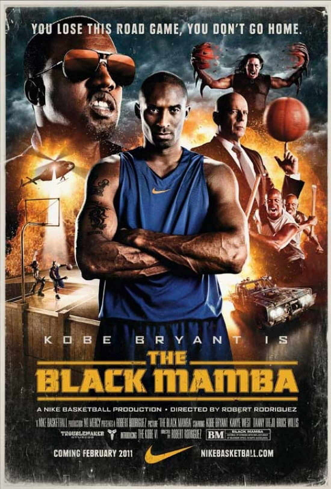 The Black Mamba Movie Poster - 11x17 size, vibrant and captivating design.