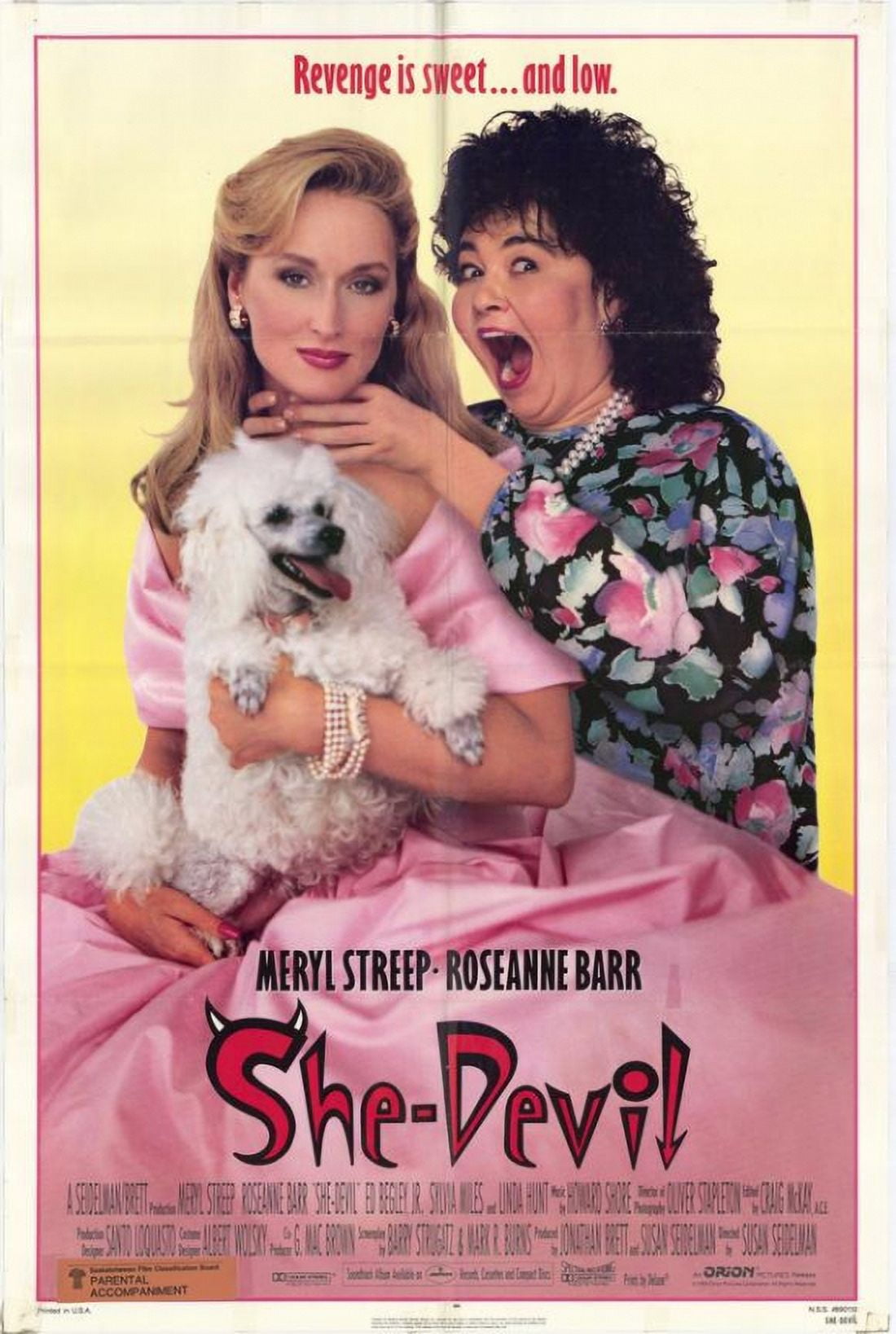 She-Devil Movie Poster Print 27x40 - vibrant comedy film artwork