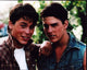 Rob Lowe and Tom Cruise on set of The Outsiders photo print
