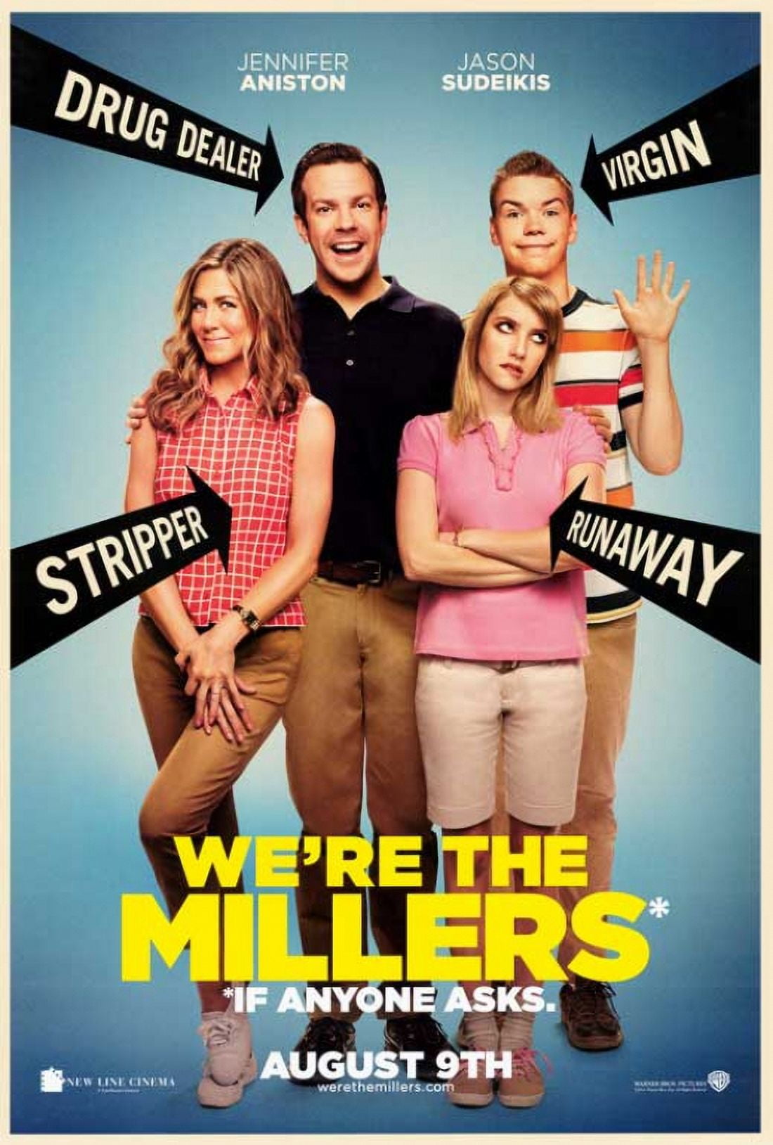 We're the Millers movie poster 11x17 print for home decor.