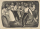 Harlem WPA Street Dance Poster Print by Elizabeth Olds - 18x24