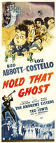 Hold That Ghost movie poster print featuring Lou Costello and Bud Abbott