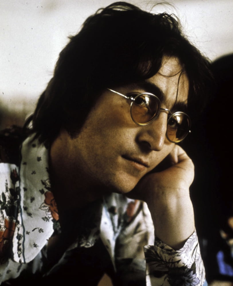 John Lennon iconic photo print in multiple sizes.