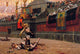 Pollice Verso poster print by Jean-Léon Gérôme, classic art depiction of gladiatorial combat.