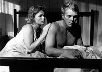 The Rain Must Fall movie photo print featuring Lee Remick and Steve McQueen from 1965.