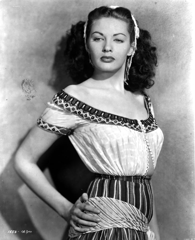Yvonne de Carlo portrait photo print, classic Hollywood art