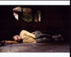 Ewan McGregor laying on the floor in Trainspotting photo print.