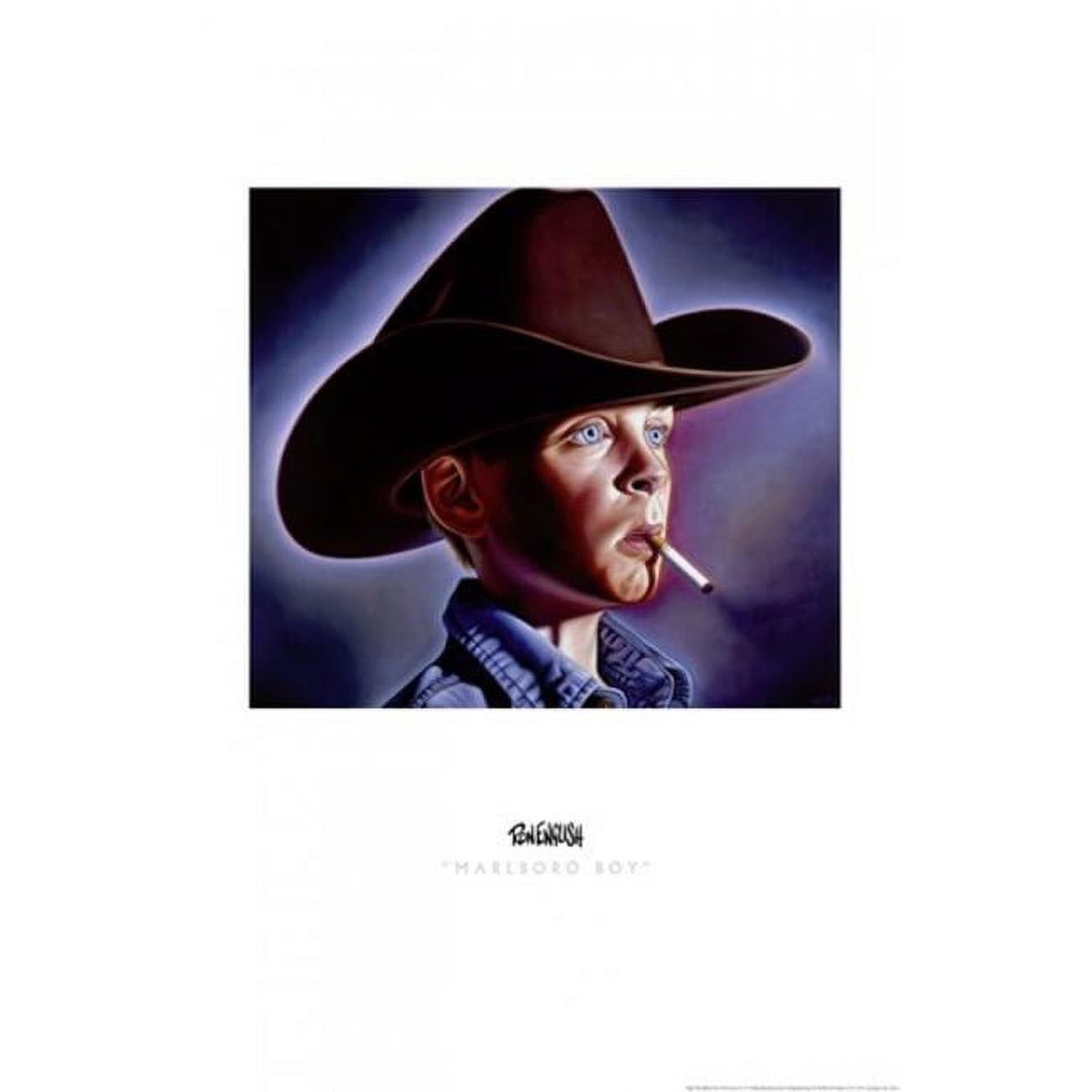 Marlboro Boy movie poster in 11x17 size, showcasing classic imagery.