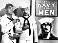 Sailor Beware movie poster featuring Dean Martin and Jerry Lewis from the 1952 film, available in multiple sizes.