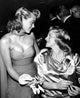 Dorothy Malone and Rosemary Clooney talking photo print