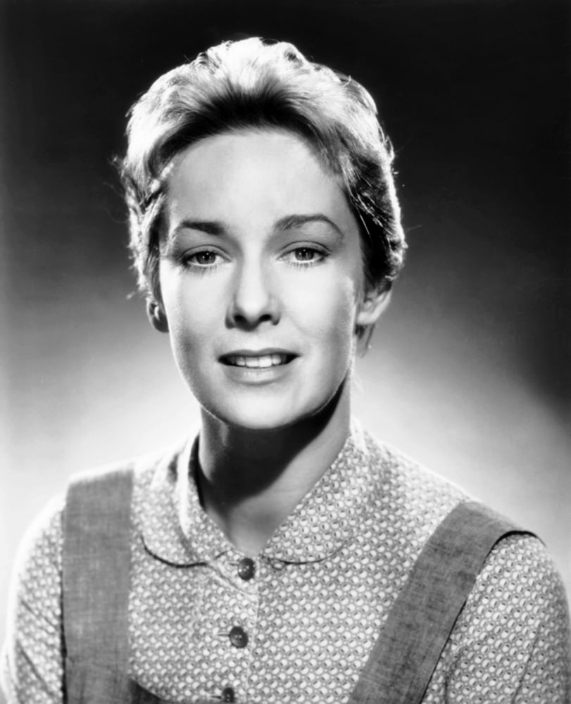 The Man Who Shot Liberty Valance photo print featuring Vera Miles in a classic Western setting.