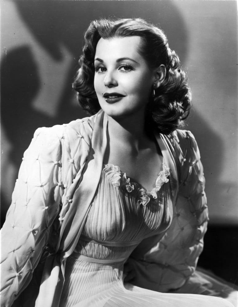 A Portrait of Arlene Dahl Photo Print showcasing classic Hollywood glamour