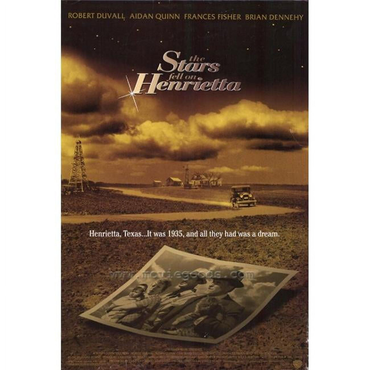 The Stars Fell on Henrietta movie poster print in 27x40 size.