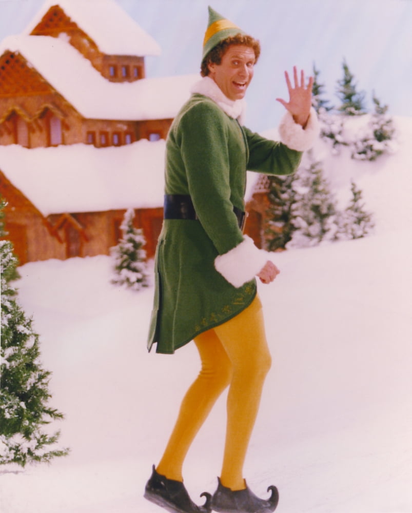 Will Ferrell posed in a dwarf outfit photo print