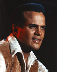 Close-up portrait photo print of Harry Belafonte