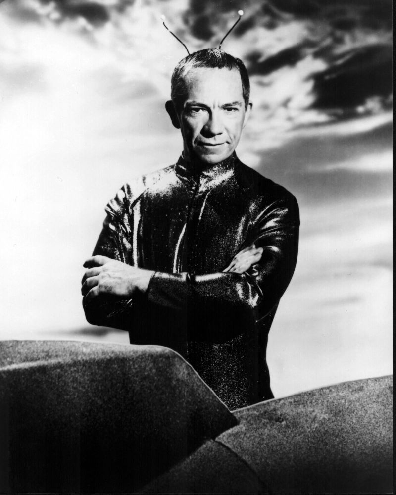 Ray Walston On Set of My Favorite Martian Photo Print