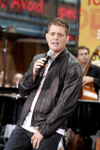 Michael Bublé performing on stage during NBC Today Show Concert at Rockefeller Center.