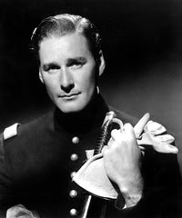 Santa Fe Trail photo print featuring Errol Flynn from the 1940 film.