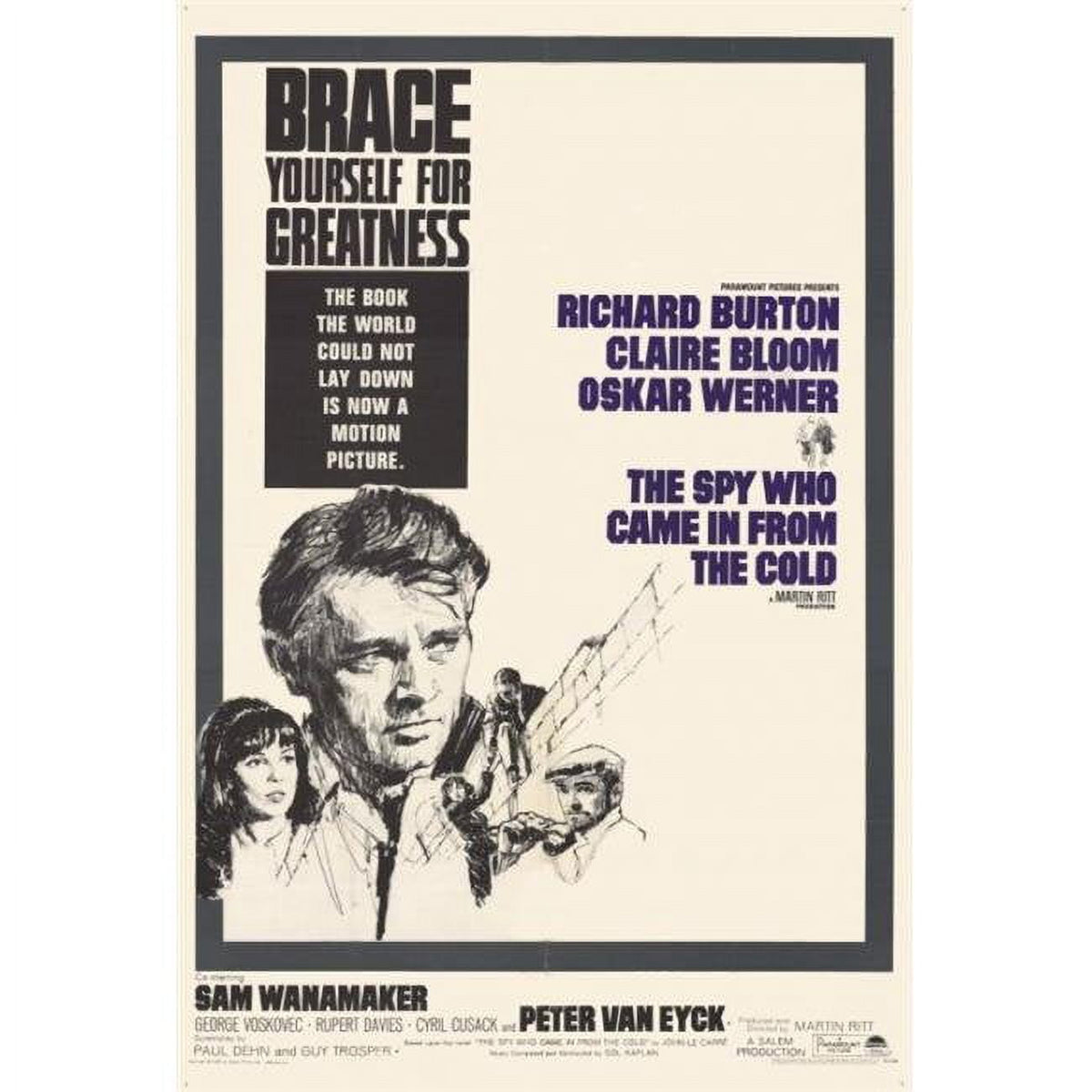 The Spy Who Came in from the Cold Movie Poster Print 27x40