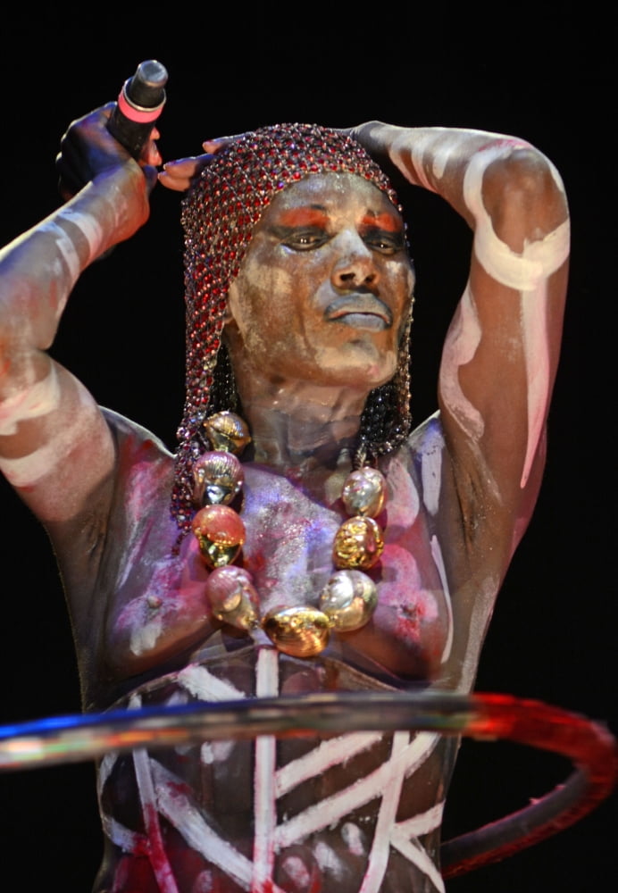 Grace Jones performing at Afropunk Fest 2015 photo print by Derek Storm