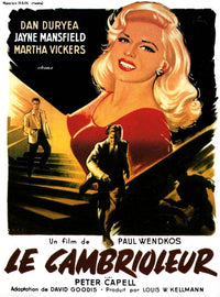 The Burglar Movie Masterprint Poster (1957) featuring Jayne Mansfield