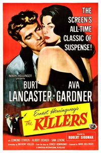 The Killers Movie Masterprint Poster featuring Burt Lancaster and Ava Gardner