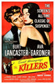 The Killers Movie Masterprint Poster featuring Burt Lancaster and Ava Gardner
