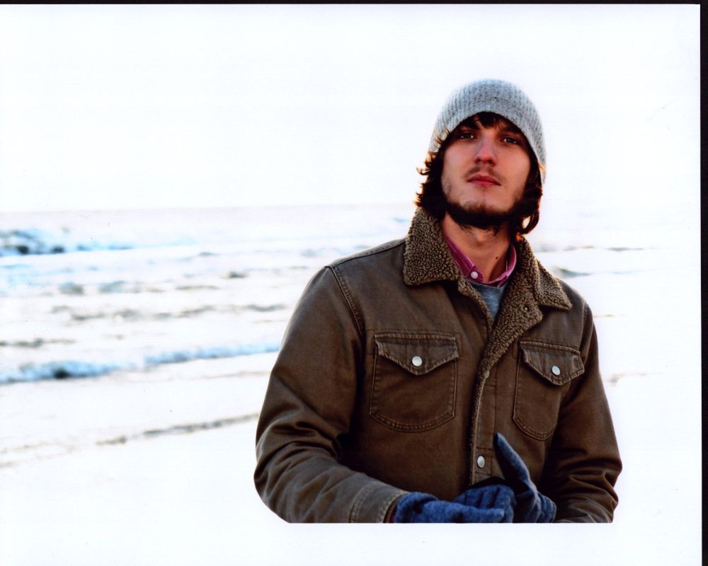 Scott Michael Foster winter beach photo print, serene winter scene.